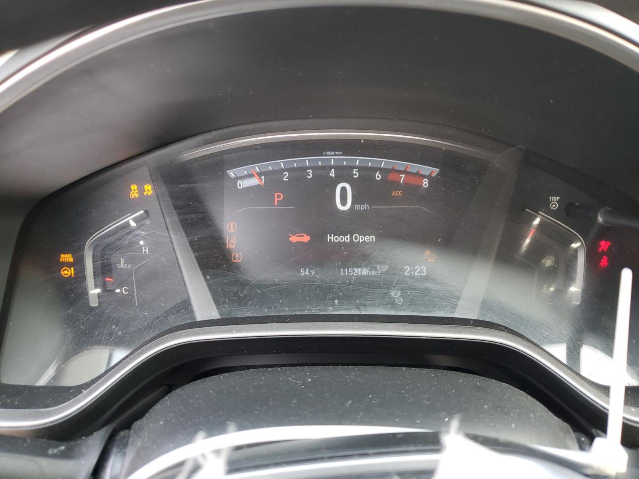 2020 Honda CR-V VIN 5J6RW1H55LA005070 Copart auction photo, front end / side damage thumbnail 9