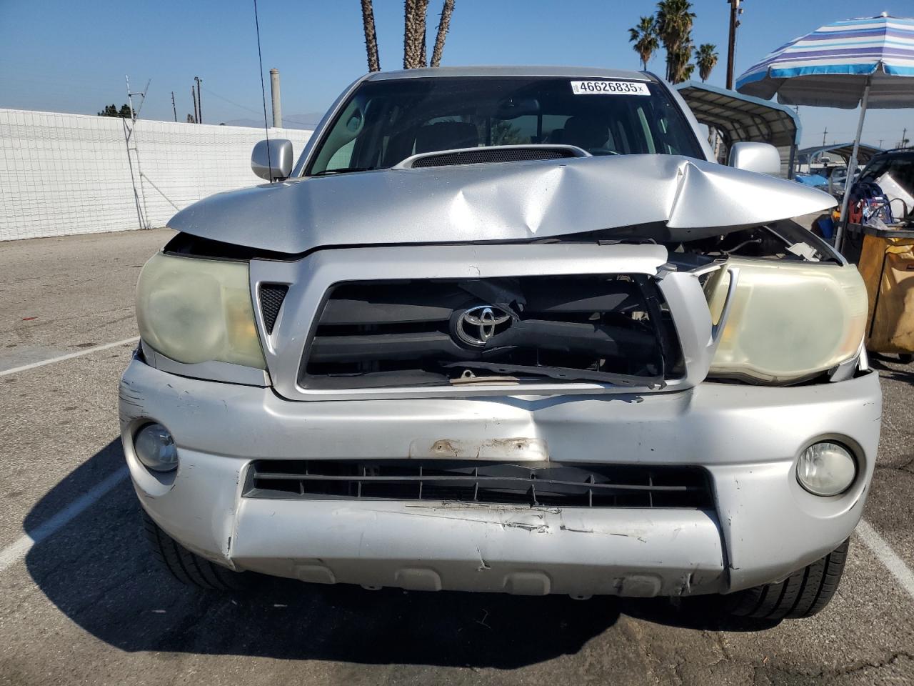2006 Toyota Tacoma VIN 3TMKU72N06M009091 Copart auction photo, front end / rear end damage thumbnail 5