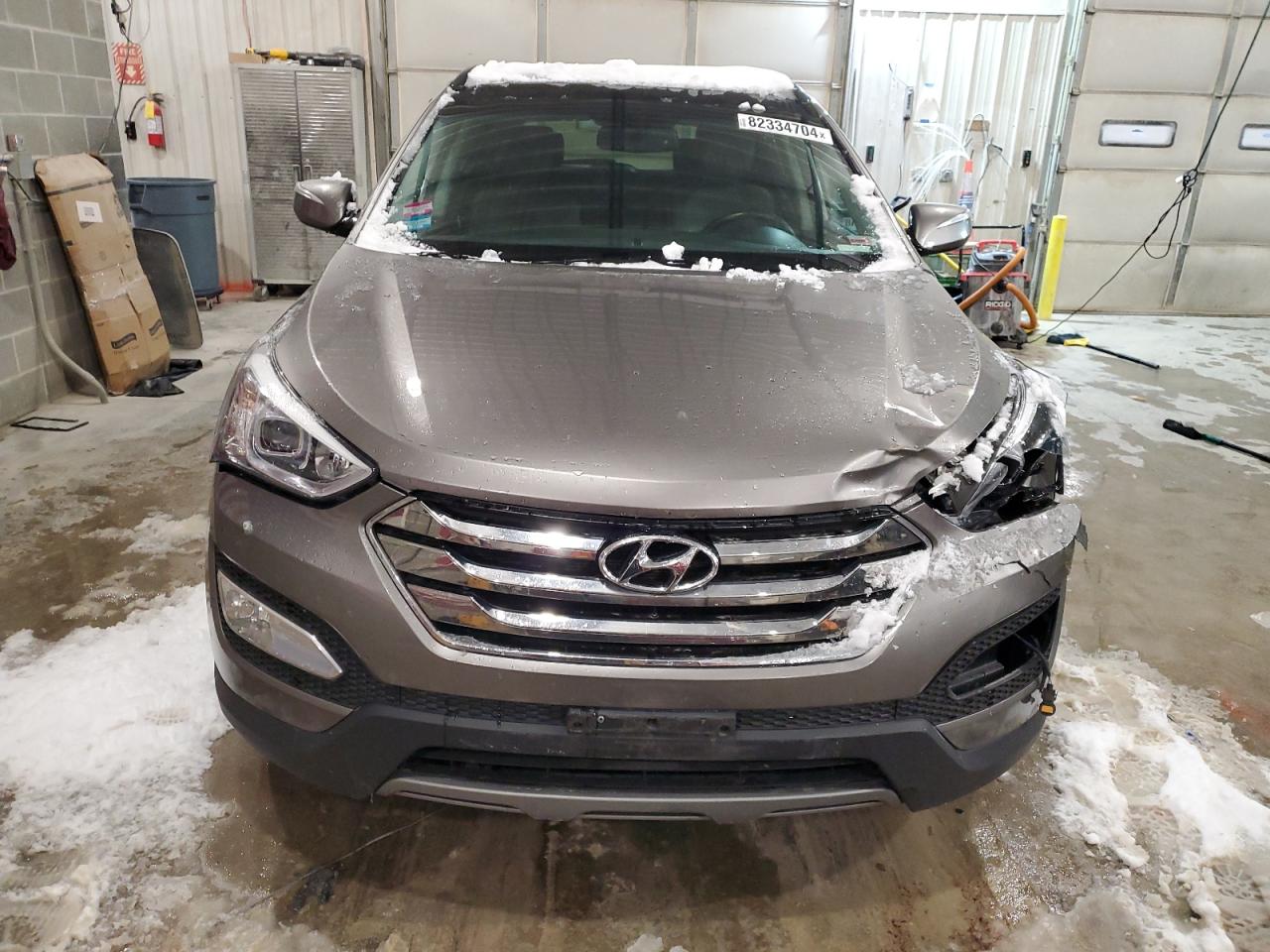 2014 Hyundai Santa Fe VIN 5XYZUDLB4EG198602 Copart auction photo, front end damage thumbnail 5