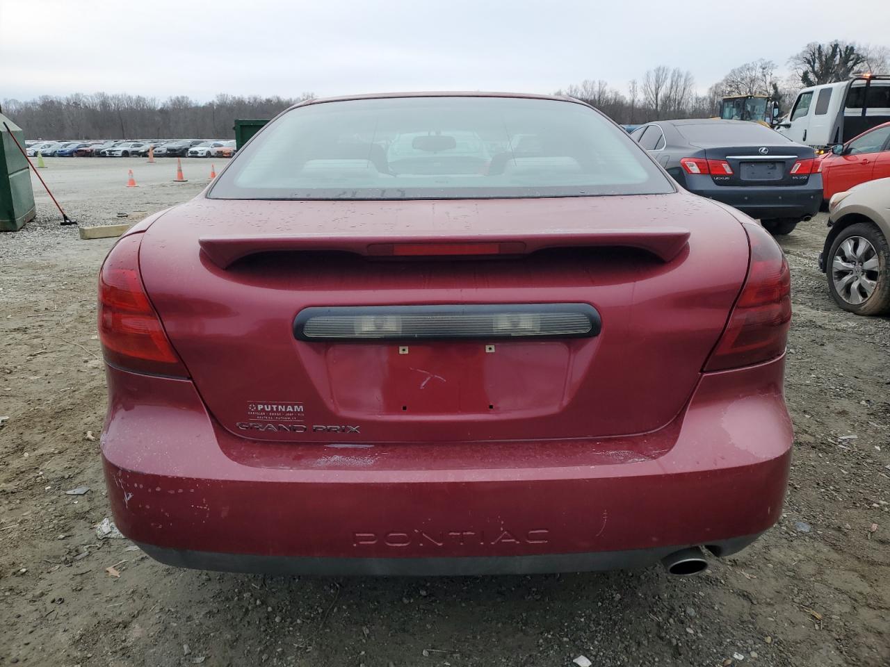 2005 Pontiac Grand Prix VIN 2G2WP522051355753 Copart auction photo, front end damage thumbnail 6
