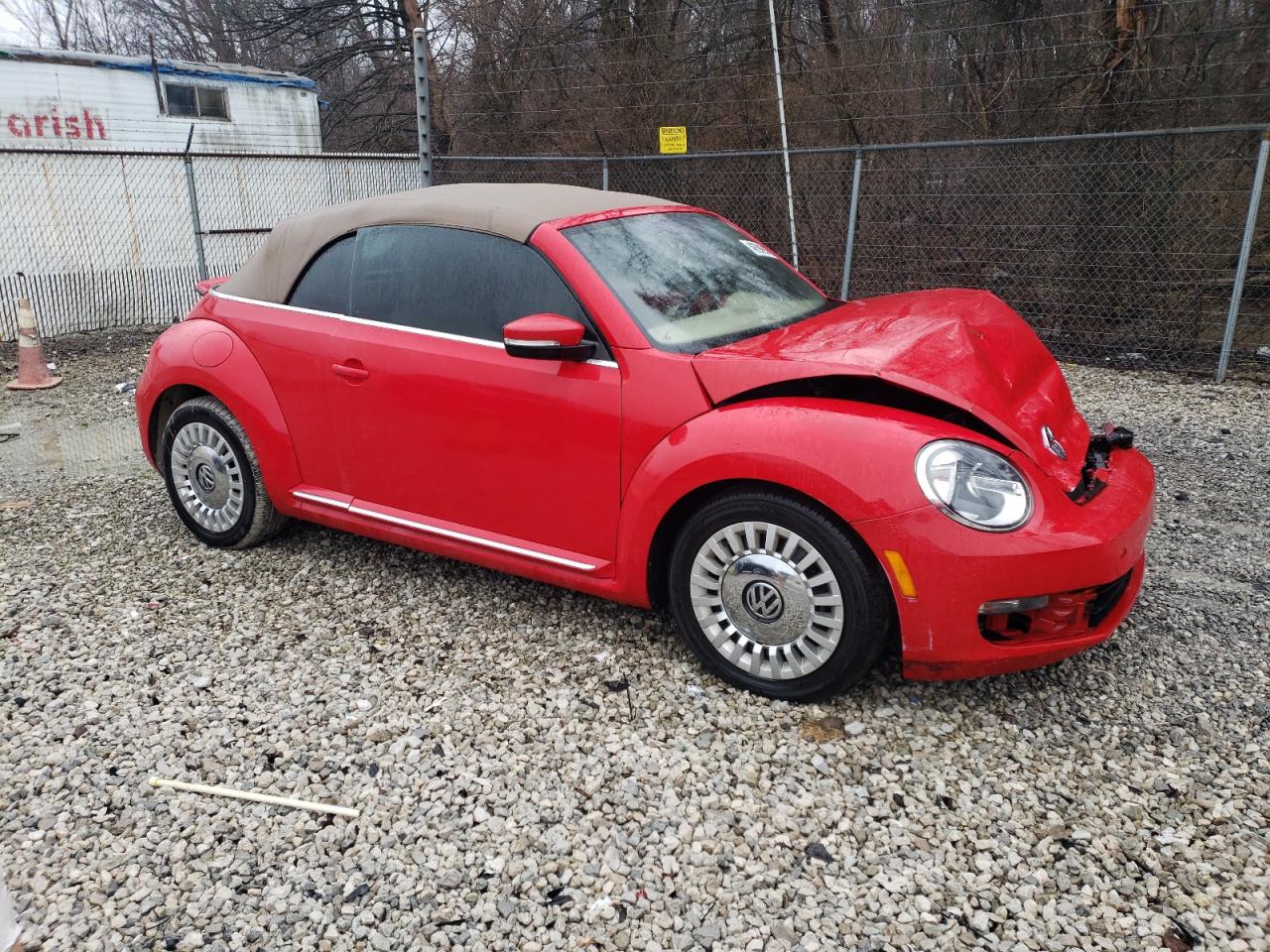 2016 Volkswagen Beetle VIN 3VW507AT3GM800898 Copart auction photo, front end damage thumbnail 4