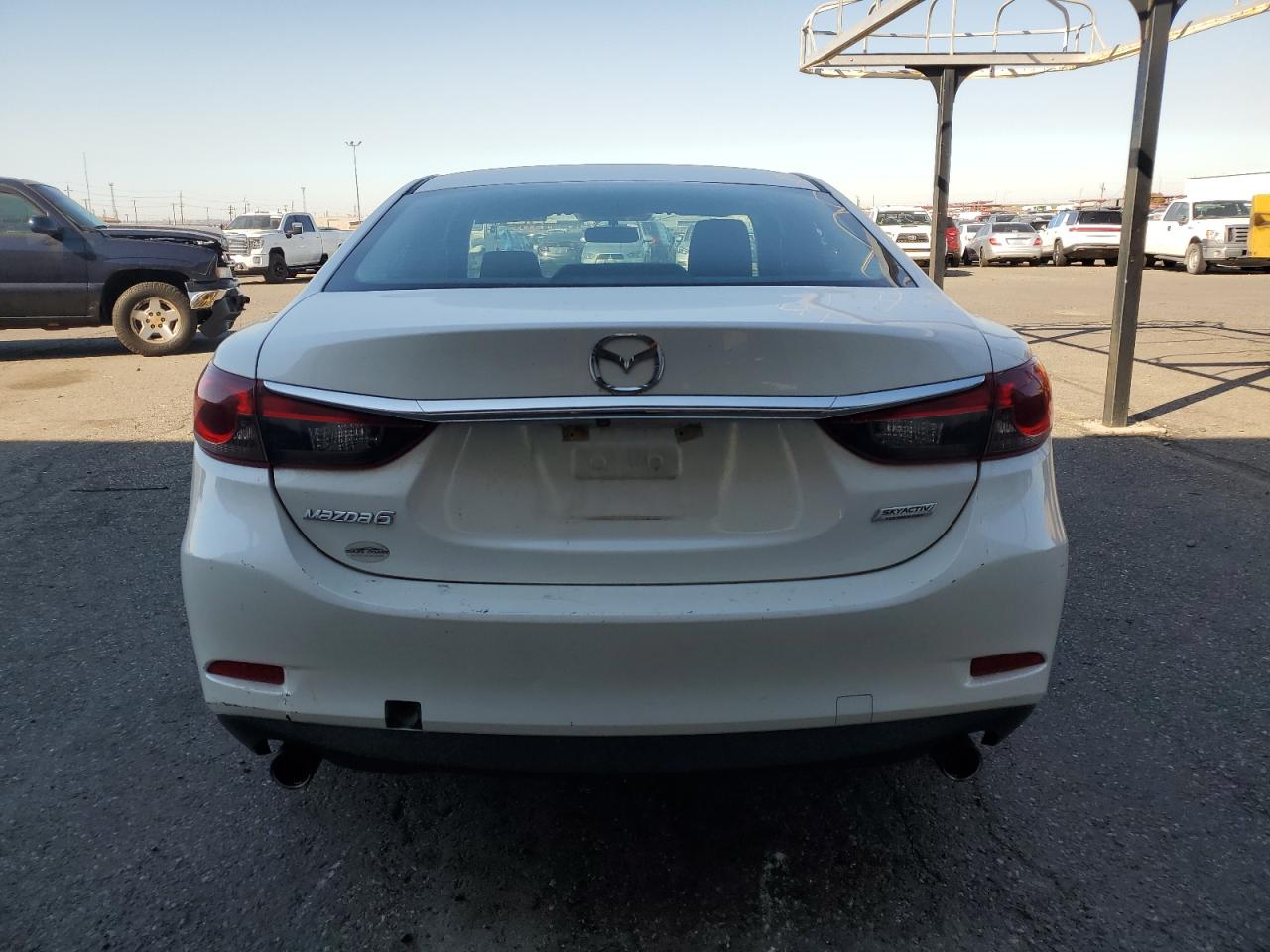 2016 Mazda 6 VIN JM1GJ1U52G1427885 Copart auction photo, front end / side damage thumbnail 6