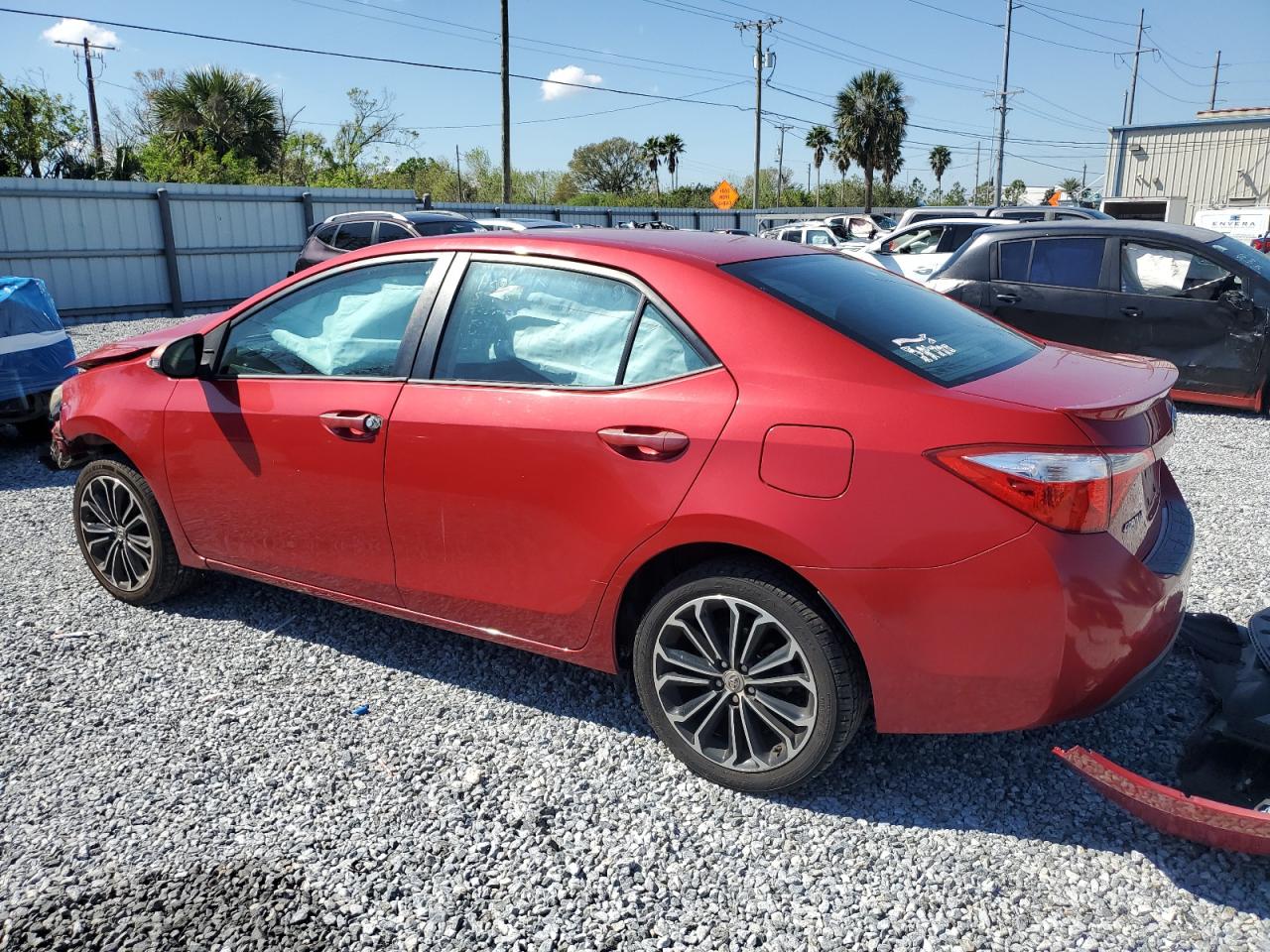 2015 Toyota Corolla VIN 2T1BURHE1FC286716 Copart auction photo, front end damage thumbnail 2