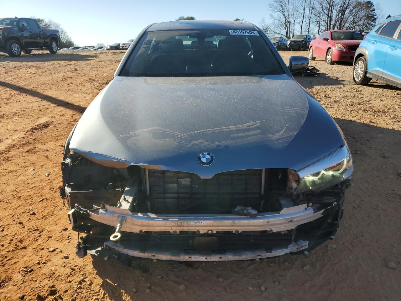2019 BMW 5er VIN WBAJA7C55KWW13939 Copart auction photo, front end / side damage thumbnail 5