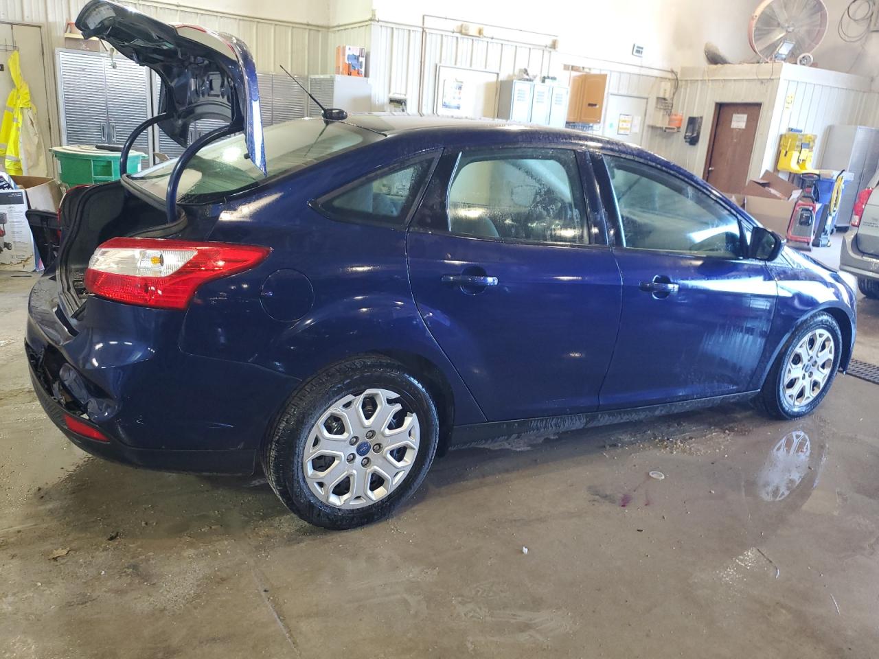2012 Ford Focus VIN 1FAHP3F27CL131136 Copart auction photo, rear end damage thumbnail 3