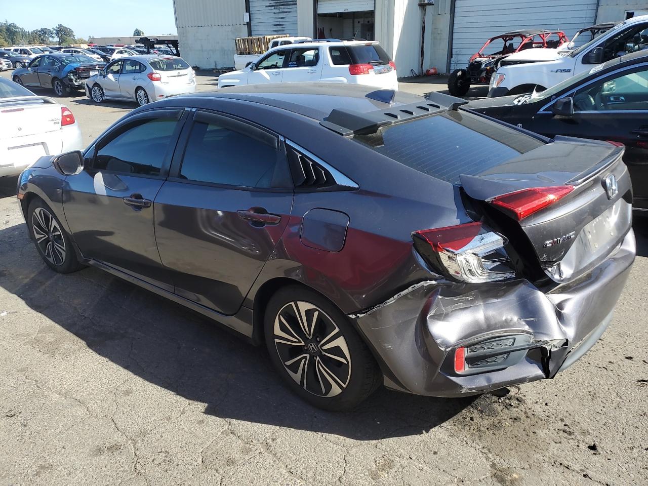 2017 Honda Civic VIN 2HGFC1F71HH658799 Copart auction photo, rear end damage thumbnail 2