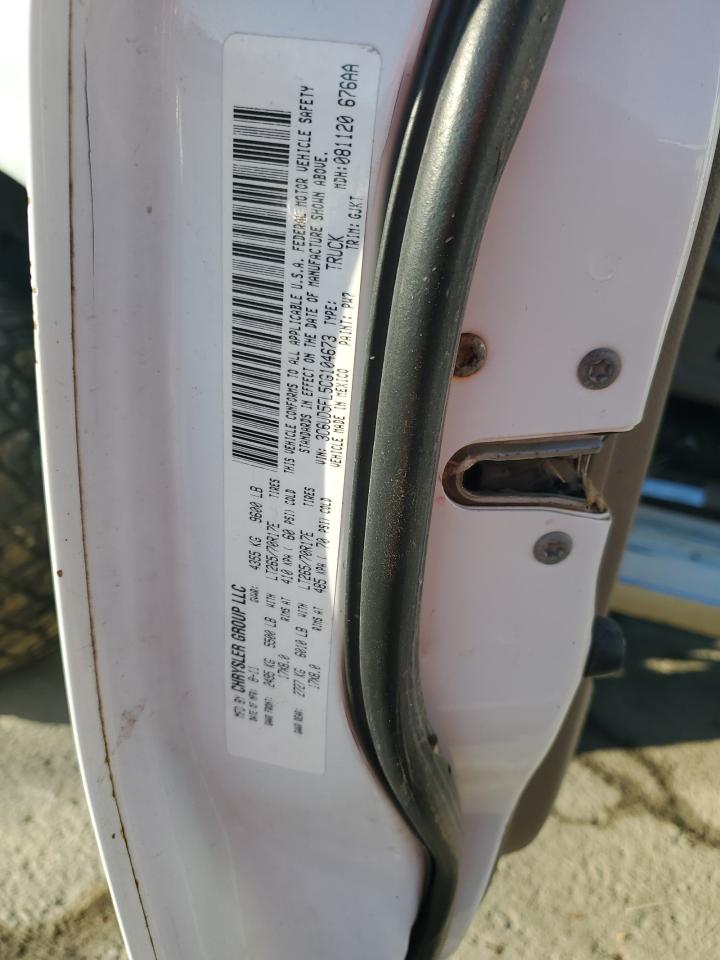2012 Dodge RAM VIN 3C6UD5FL5CG104673 Copart auction photo, side / rear end damage thumbnail 14