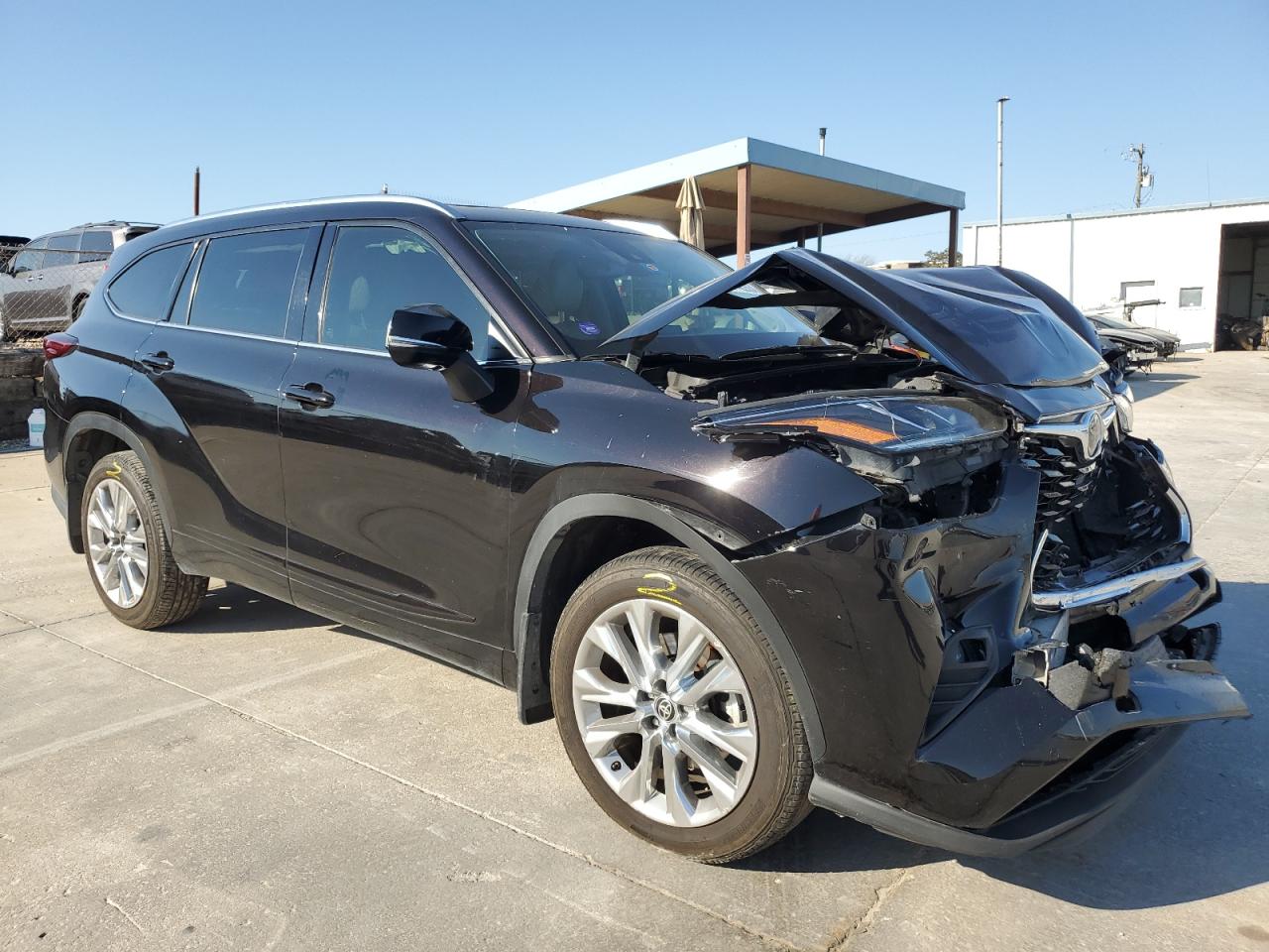 2020 Toyota Highlander VIN 5TDYZRAH5LS007402 Copart auction photo, front end damage thumbnail 4