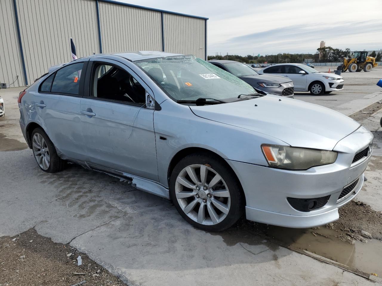 2010 Mitsubishi Lancer VIN JA32X8HW6AU020399 Copart auction photo, rollover damage thumbnail 4
