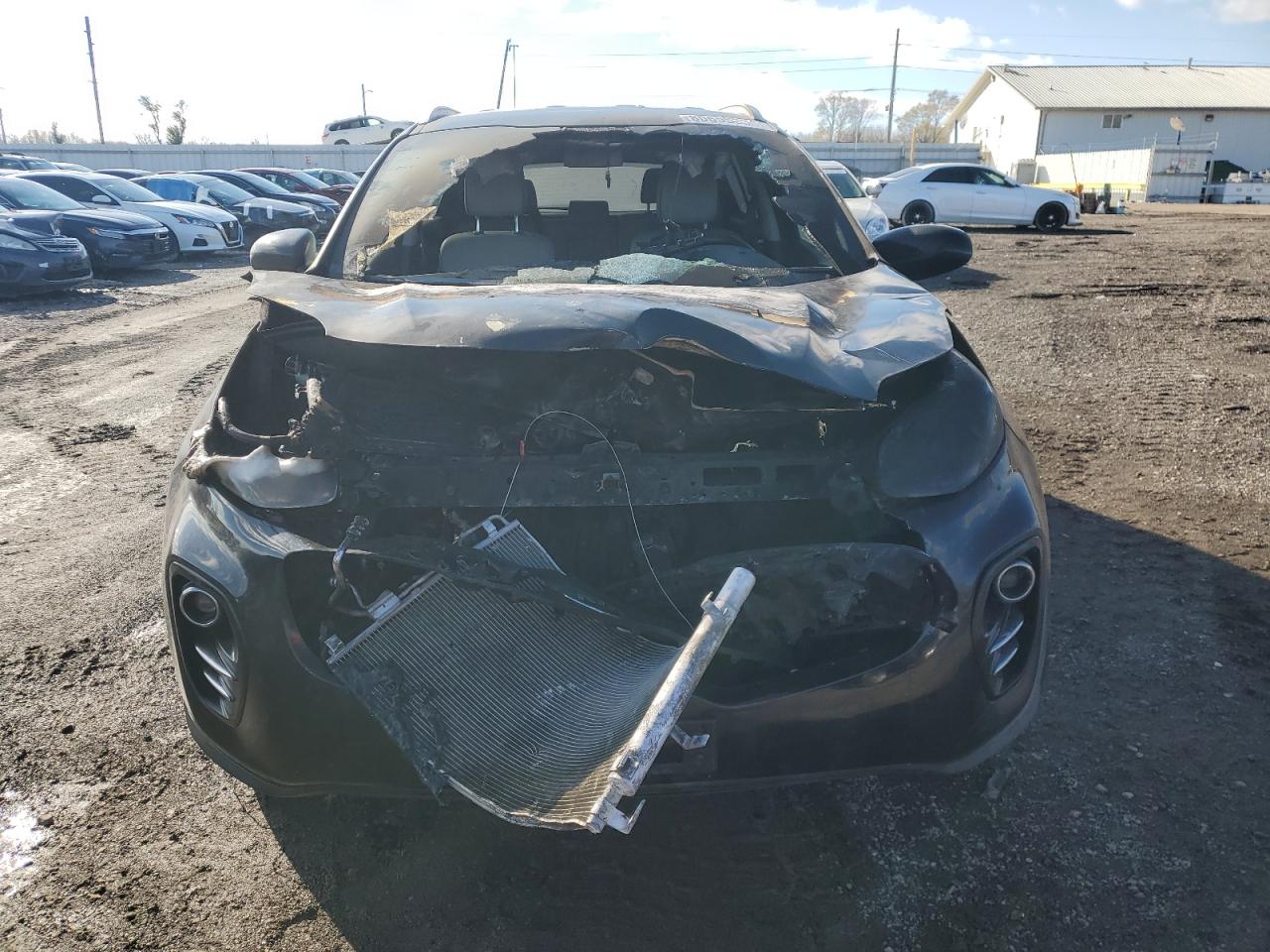 2017 KIA Sportage VIN KNDPNCAC0H7096645 Copart auction photo, burn - engine damage thumbnail 5