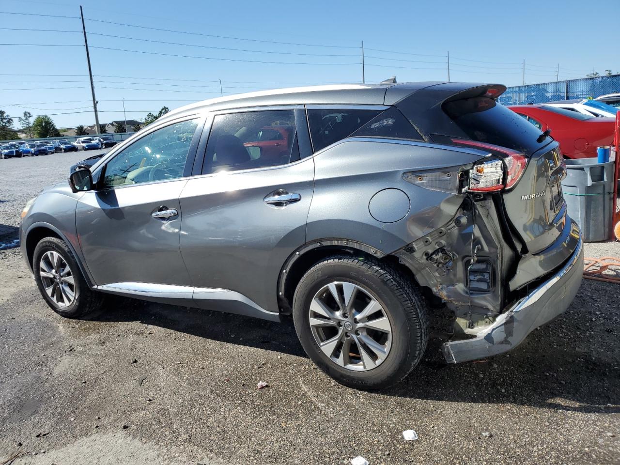 2016 Nissan Murano VIN 5N1AZ2MG5GN101170 Copart auction photo, rear end damage thumbnail 2
