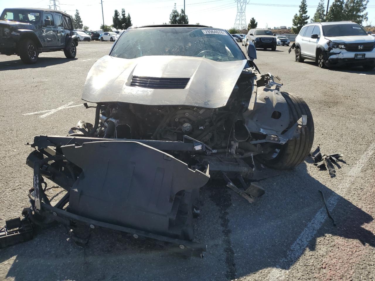 2016 Chevrolet Corvette VIN 1G1YF2D78G5122230 Copart auction photo, all over / undercarriage damage thumbnail 5