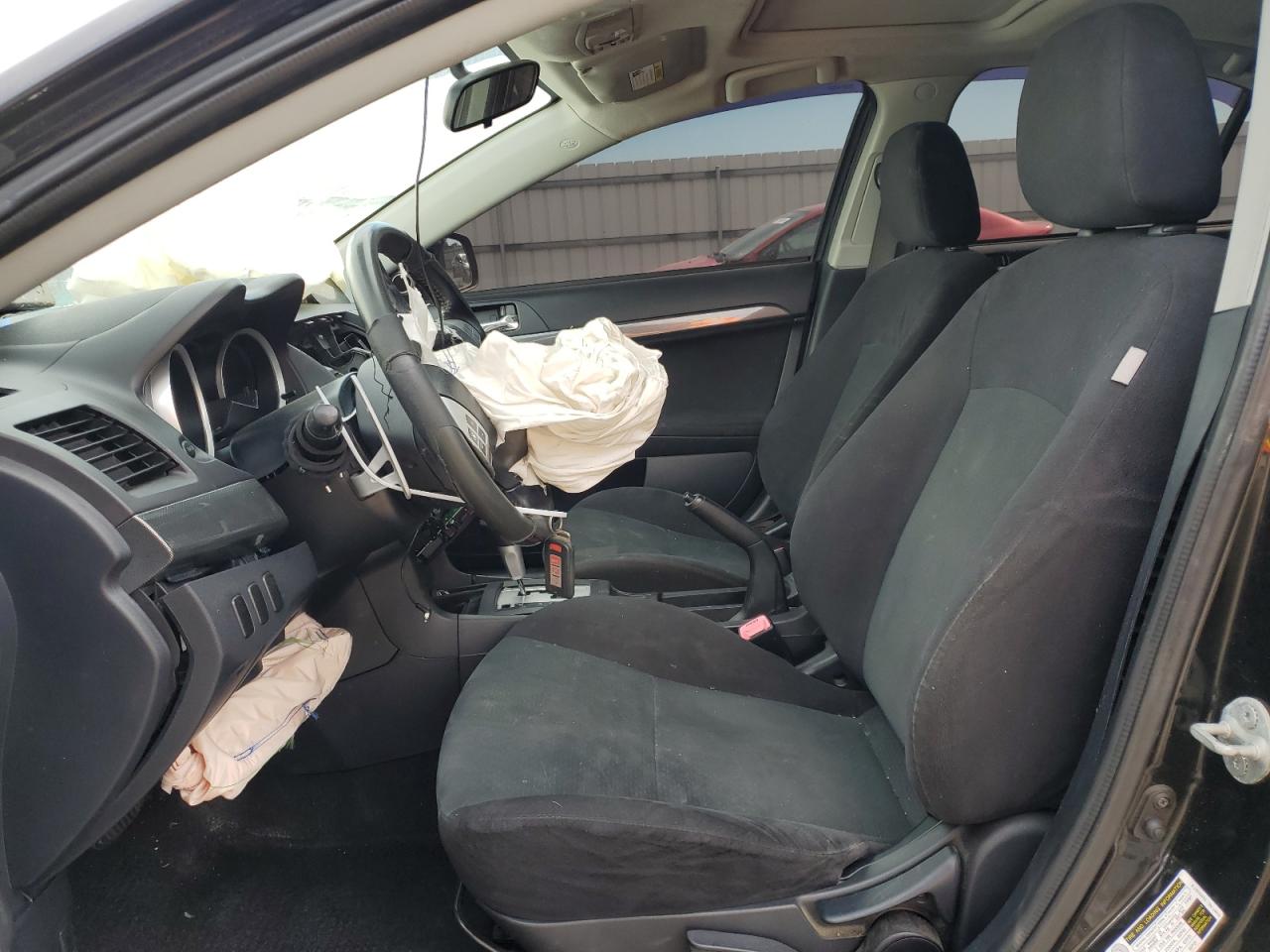 2009 Mitsubishi Lancer VIN JA3AU86WX9U018870 Copart auction photo, front end / frame damage damage thumbnail 7