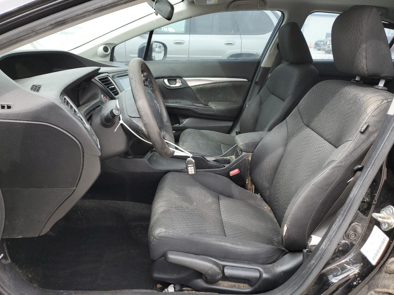 2015 Honda Civic VIN 2HGFB2F80FH507516 Copart auction photo, mechanical / front end damage thumbnail 7