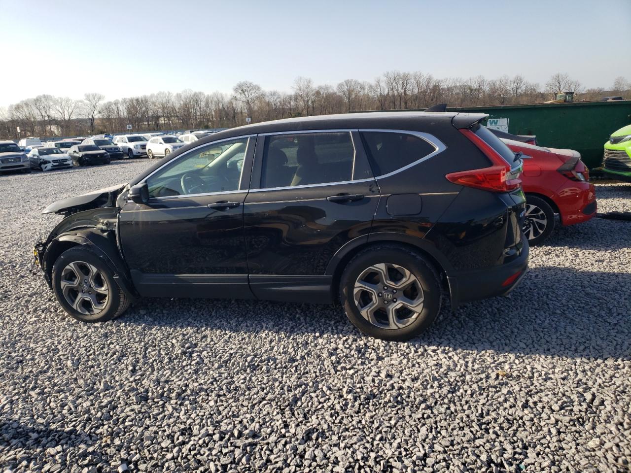 2017 Honda CR-V VIN 2HKRW2H51HH664629 Copart auction photo, front end damage thumbnail 2