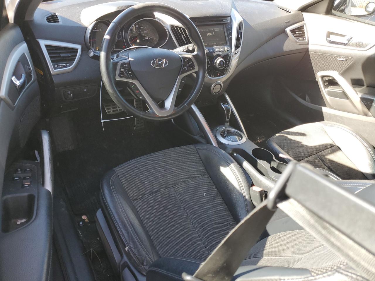 2013 Hyundai Veloster VIN KMHTC6AD6DU154098 Copart auction photo, water/flood damage thumbnail 8