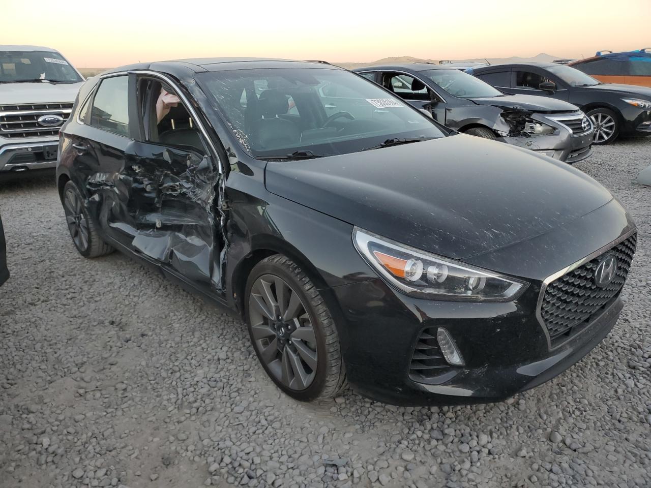 2018 Hyundai Elantra VIN KMHH55LC6JU036028 Copart auction photo, side damage thumbnail 4