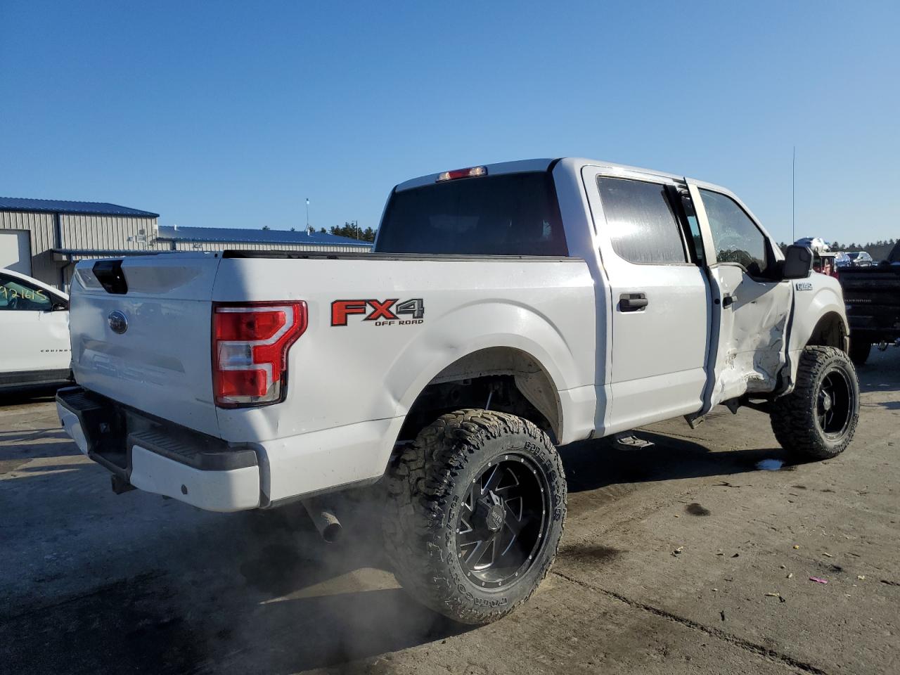 2018 Ford F-150 VIN 1FTEW1E50JKF53431 Copart auction photo, side damage thumbnail 3