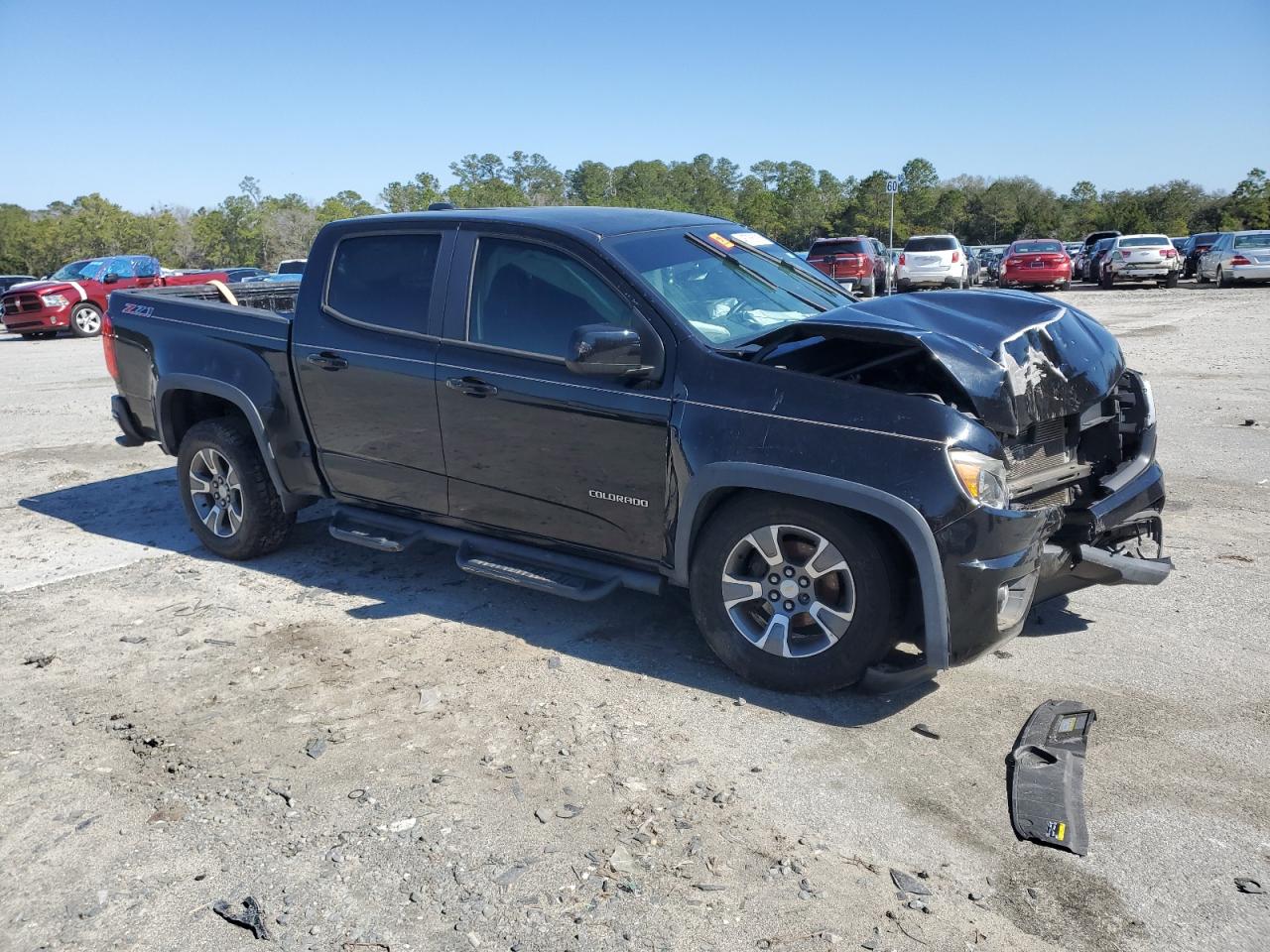2016 Chevrolet Colorado VIN 1GCGSDE34G1111870 Copart auction photo, front end damage thumbnail 4
