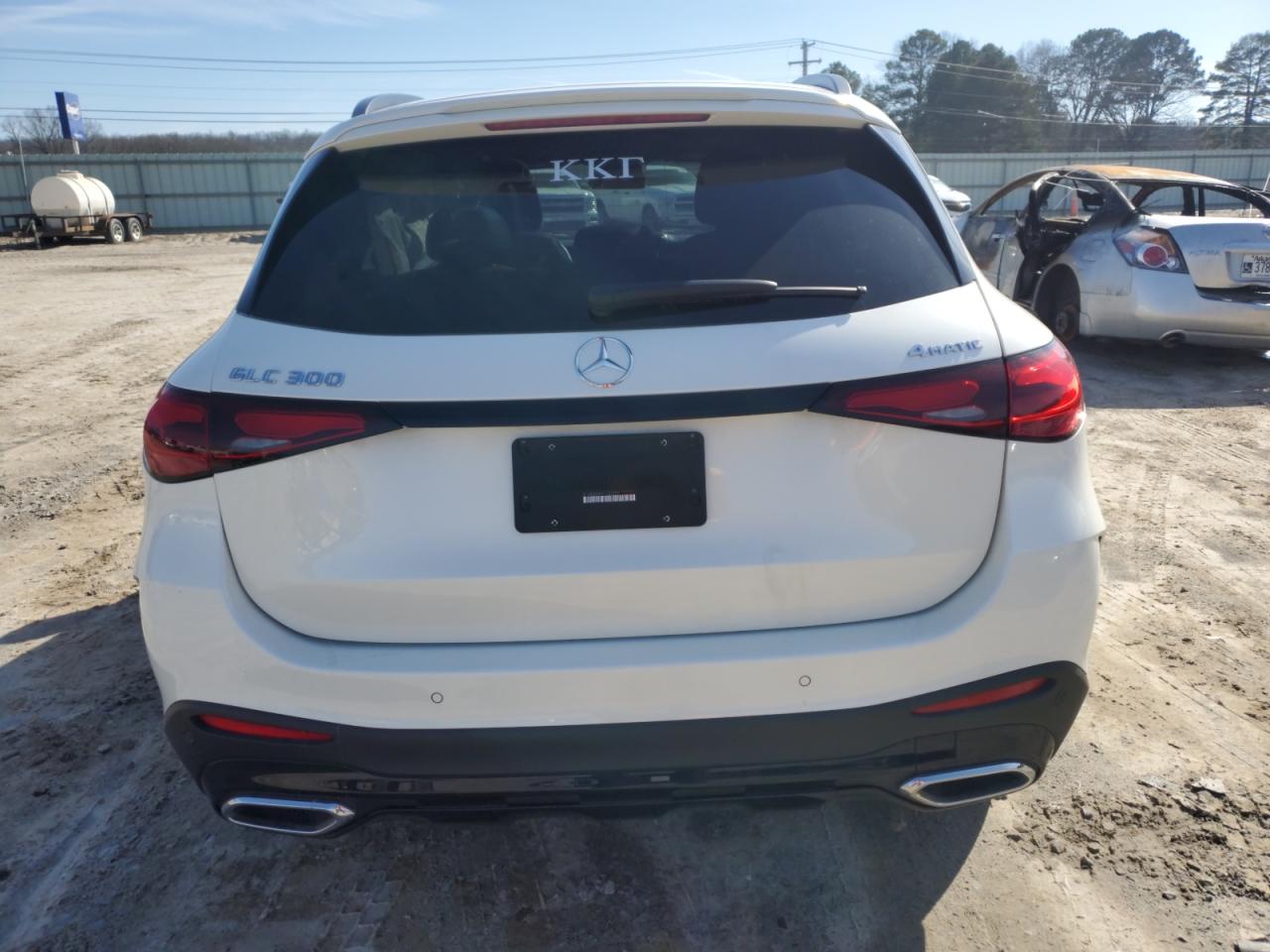 2023 Mercedes-Benz GLC VIN W1NKM4HB7PU022373 Copart auction photo, side / rear end damage thumbnail 6
