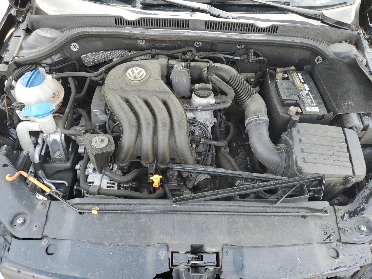 2014 Volkswagen Jetta VIN 3VW2K7AJXEM327395 Copart auction photo, front end damage thumbnail 12