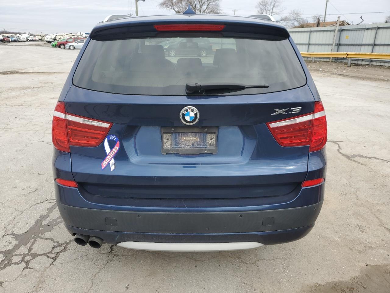 2011 BMW X3 VIN 5UXWX7C51BL734992 Copart auction photo, front end damage thumbnail 6