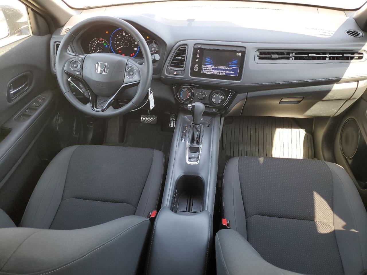 2021 Honda HR-V VIN 3CZRU6H18MM754160 Copart auction photo, front end / side damage thumbnail 8