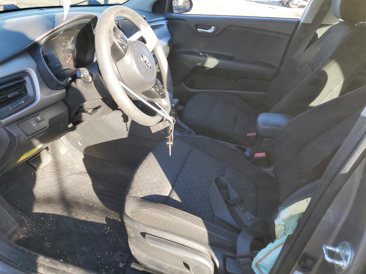 2021 KIA Rio VIN 3KPA24ADXME384910 Copart auction photo, front end damage thumbnail 7