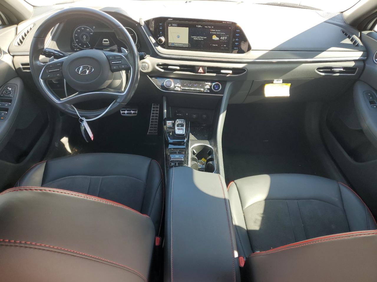 2020 Hyundai Sonata VIN 5NPEJ4J23LH029221 Copart auction photo, rear end / top/roof damage thumbnail 8