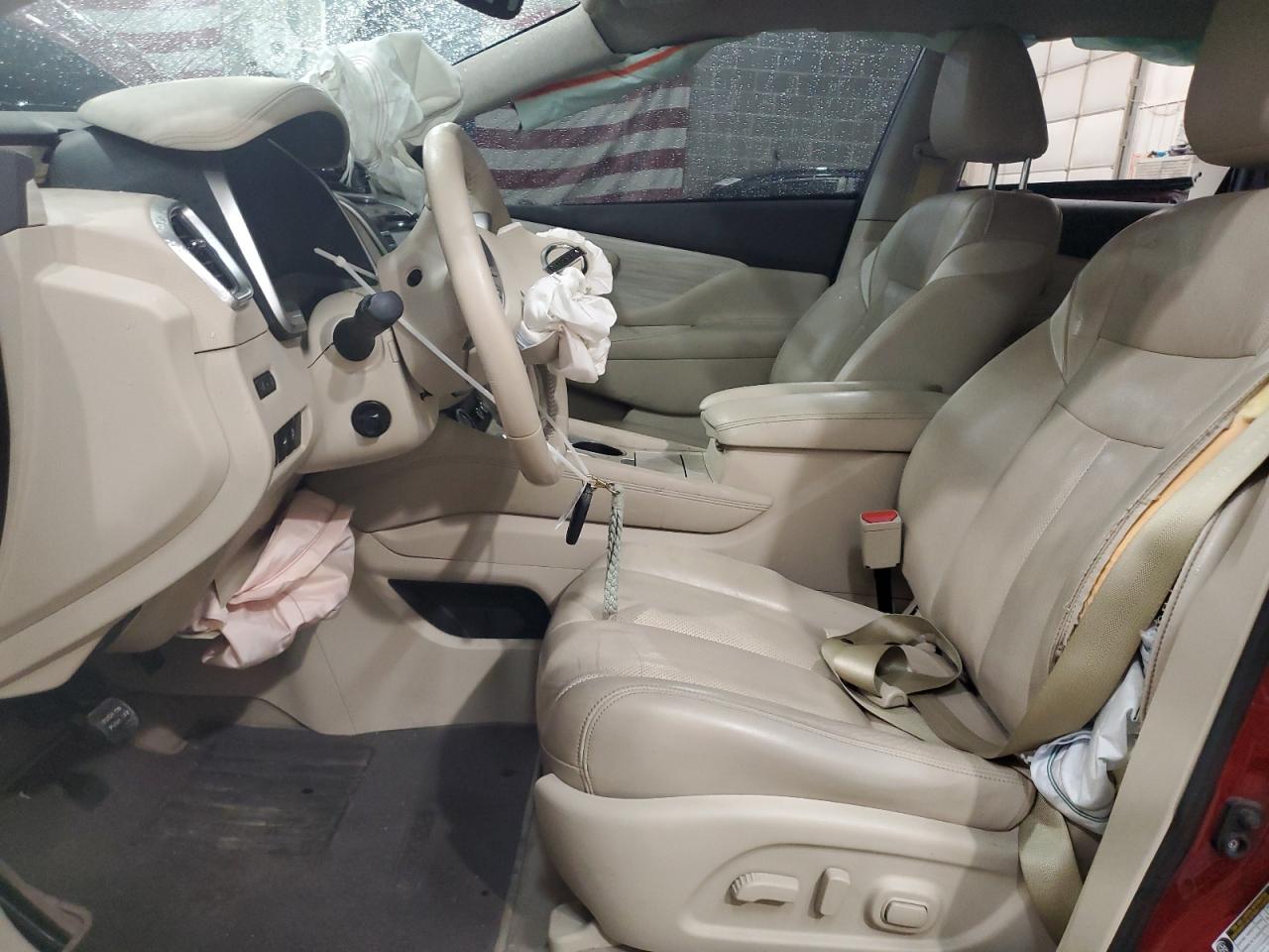 2015 Nissan Murano VIN 5N1AZ2MH5FN267941 Copart auction photo, front end / side damage thumbnail 7