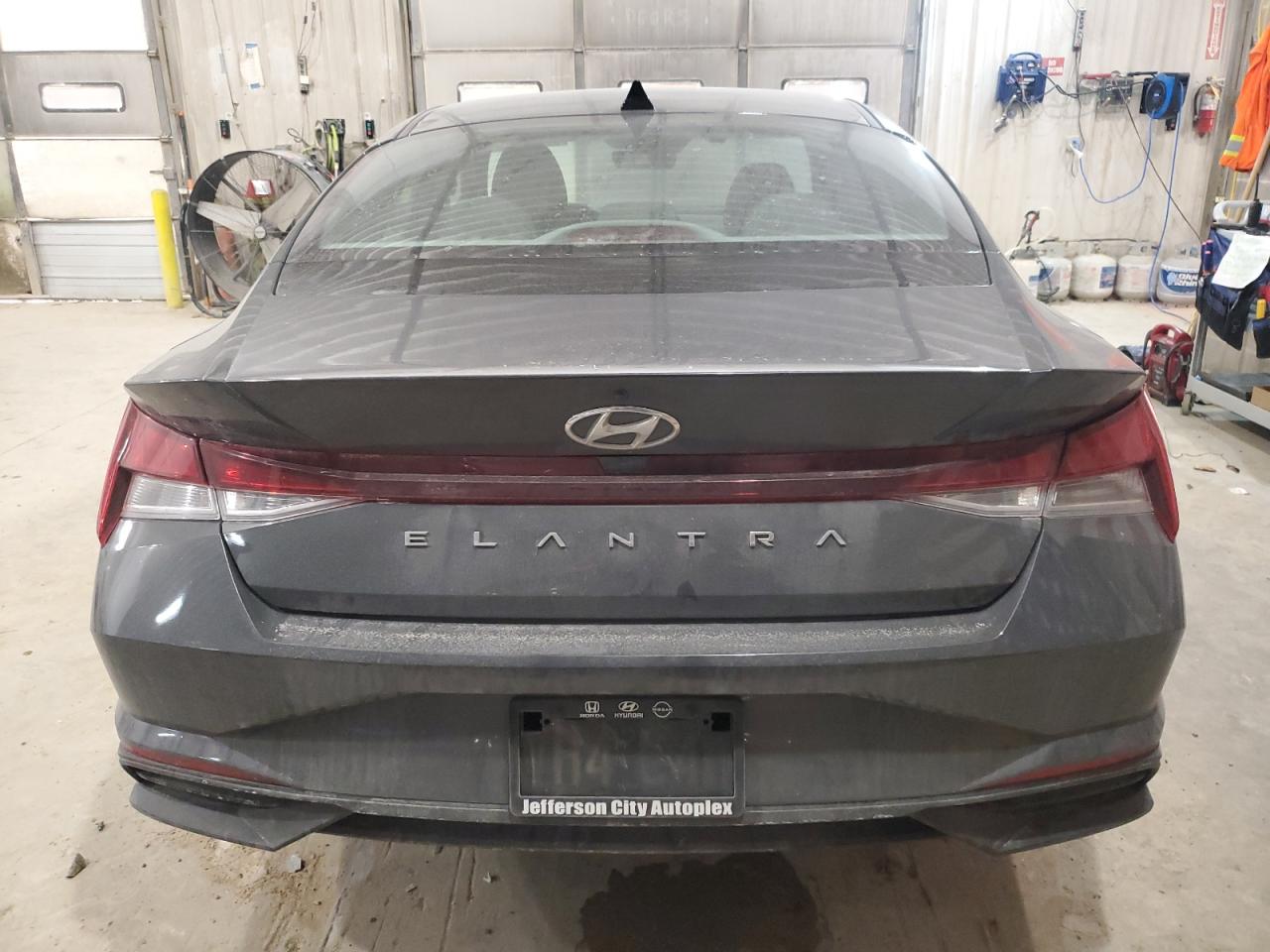 2023 Hyundai Elantra VIN KMHLL4AG0PU599049 Copart auction photo, front end / side damage thumbnail 6