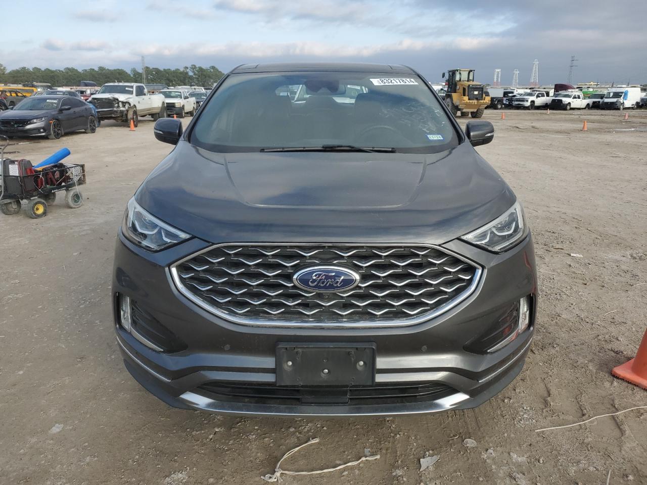 2020 Ford Edge VIN 2FMPK3K96LBB40686 Copart auction photo, rear end / side damage thumbnail 5