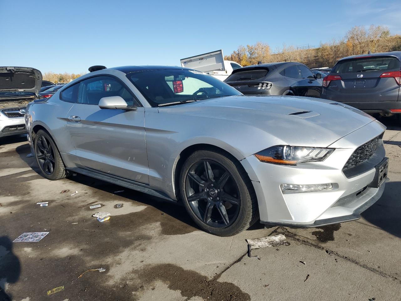 2018 Ford Mustang VIN 1FA6P8TH0J5144907 Copart auction photo, hail damage thumbnail 4