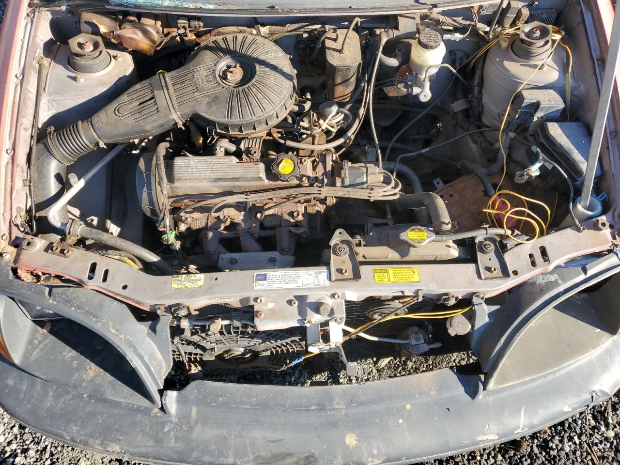 1995 GEO Metro VIN 2C1MR2268S6758695 Copart auction photo, side damage thumbnail 11