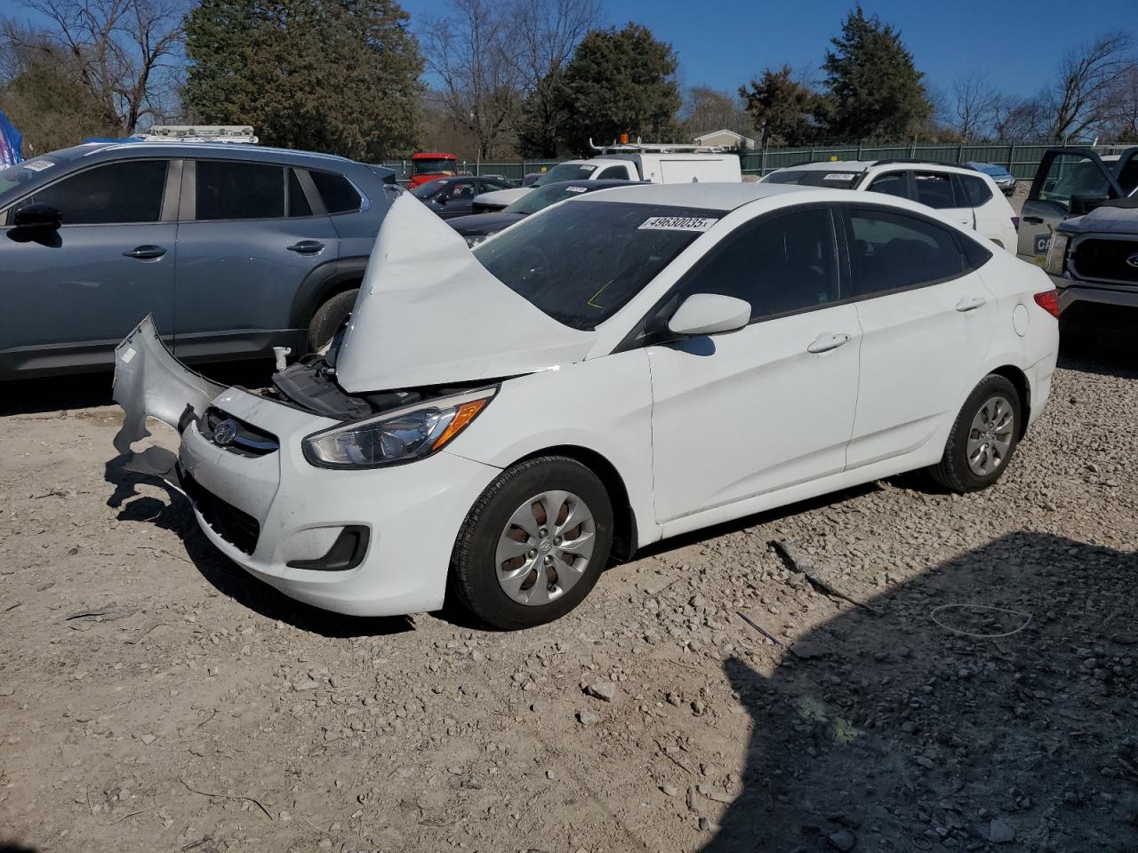 2015 Hyundai Accent VIN KMHCT4AEXFU927784 - Copart auction photo