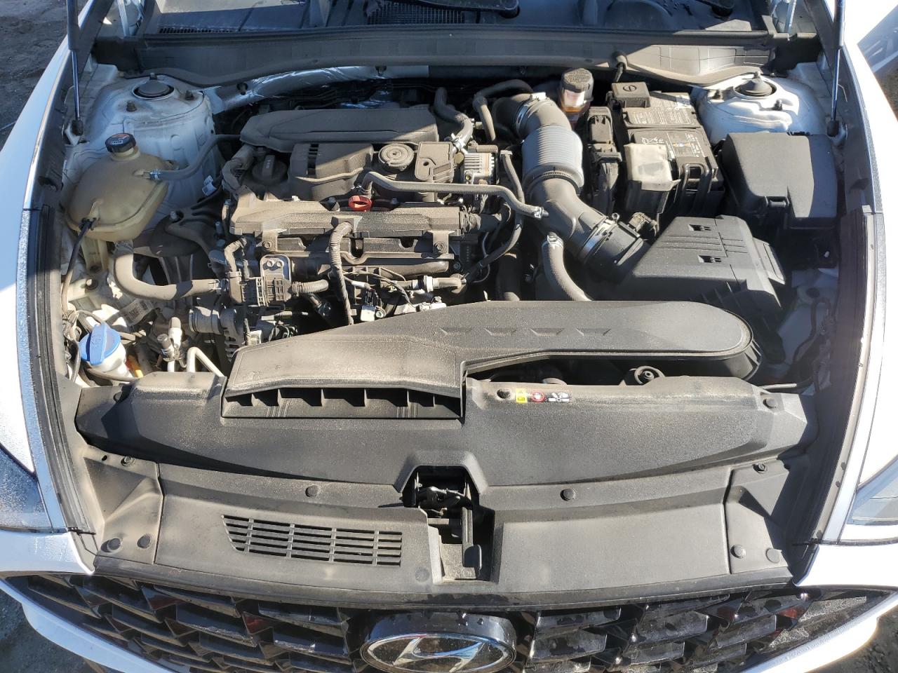 2021 Hyundai Sonata VIN 5NPEH4J24MH102772 Copart auction photo, rear end / undercarriage damage thumbnail 11