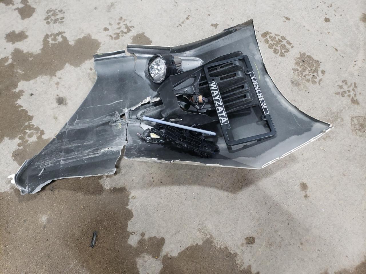 2017 Lexus ES VIN 58ABK1GG6HU038904 Copart auction photo, front end / side damage thumbnail 14