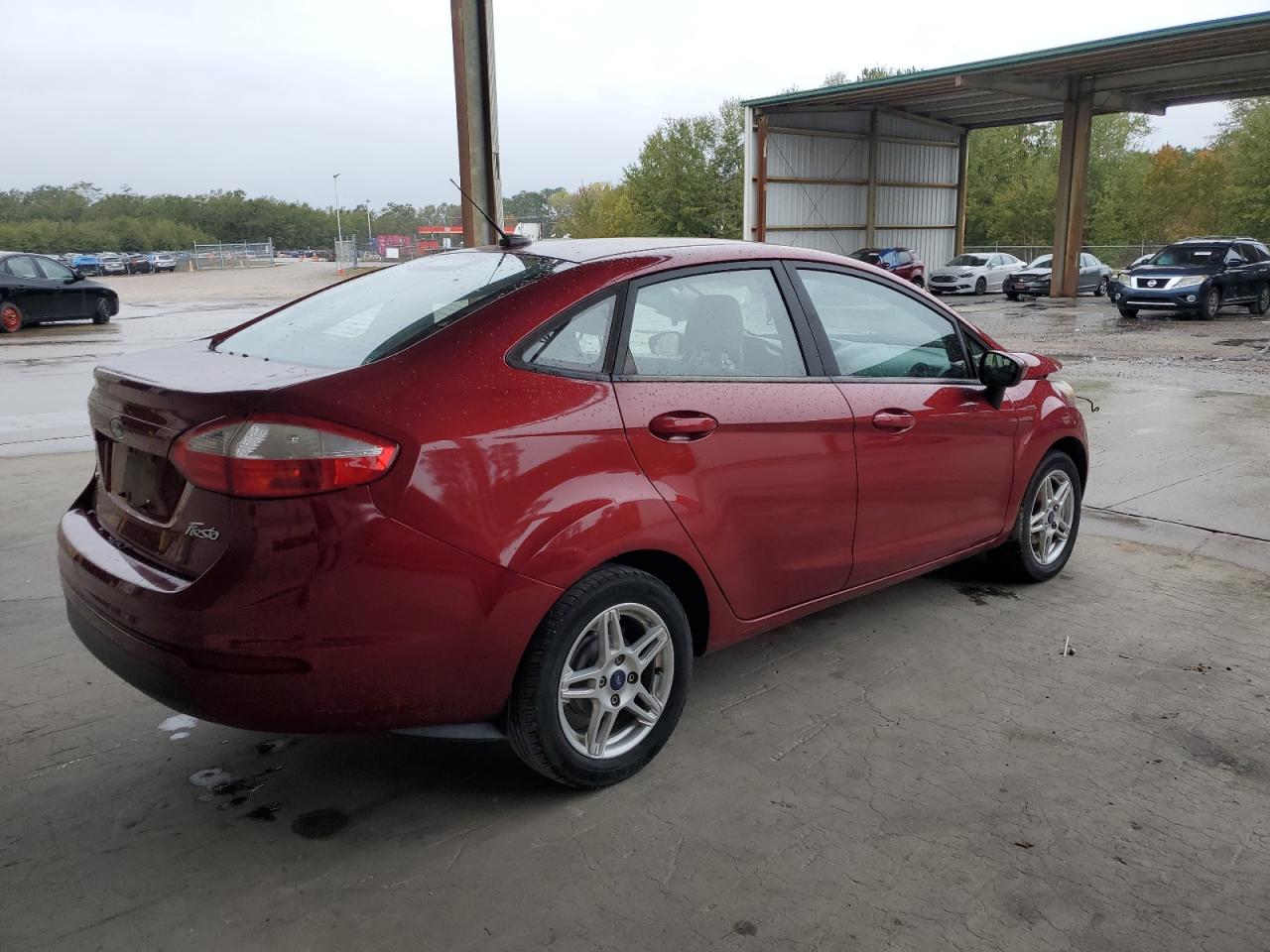 2017 Ford Fiesta VIN 3FADP4BJ6HM167536 Copart auction photo, front end damage thumbnail 3