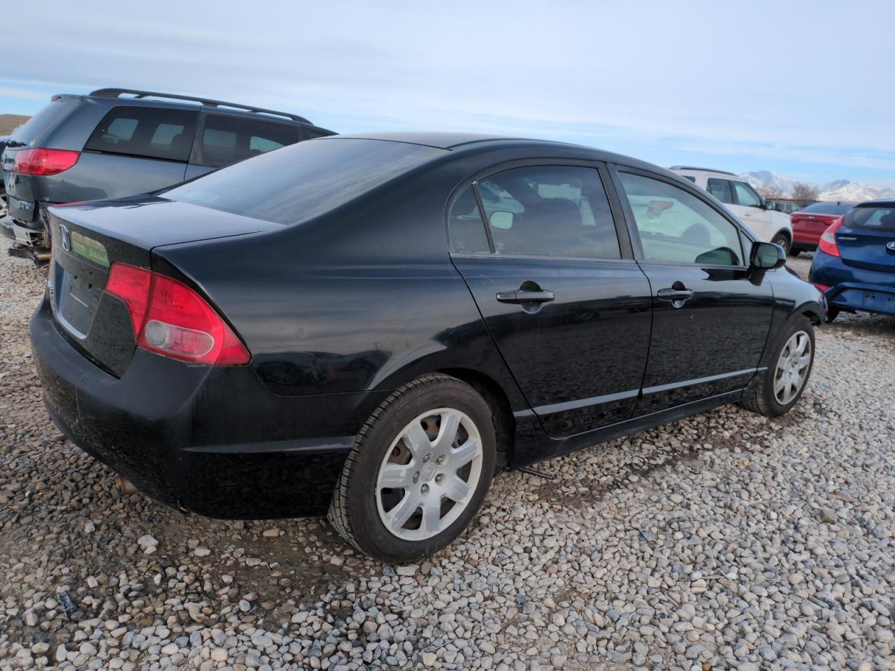 2007 Honda Civic VIN 1HGFA16507L113232 Copart auction photo, front end damage thumbnail 3
