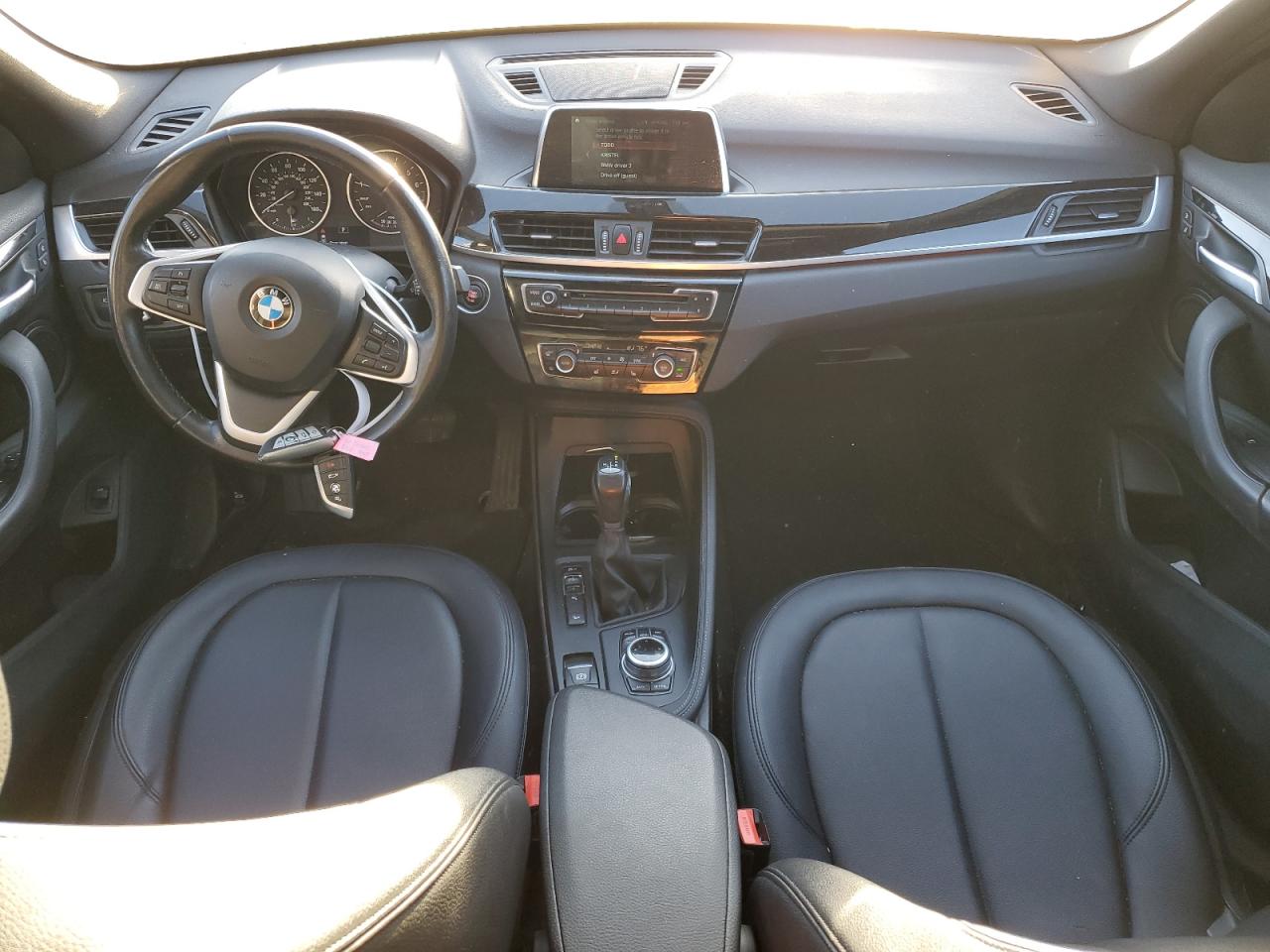 2018 BMW X1 VIN WBXHT3Z38J4A66577 Copart auction photo, rear end damage thumbnail 8