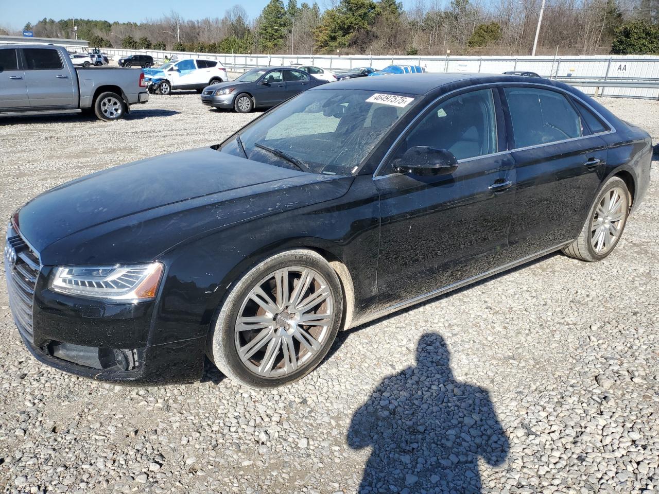 2015 Audi A8 VIN WAU3GAFDXFN018491 - Copart auction photo