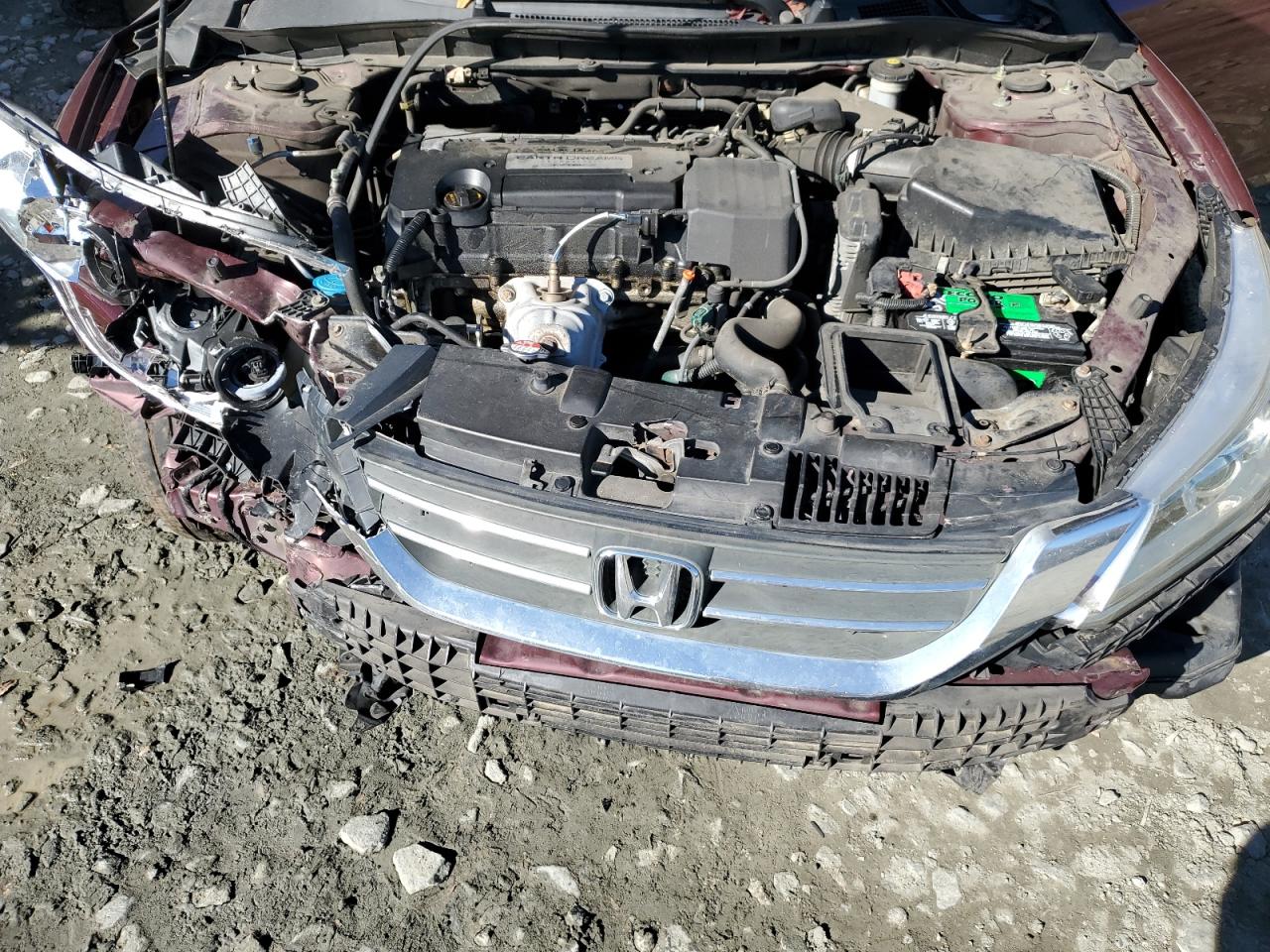 2014 Honda Accord VIN 1HGCR2F3XEA156906 Copart auction photo, front end damage thumbnail 12
