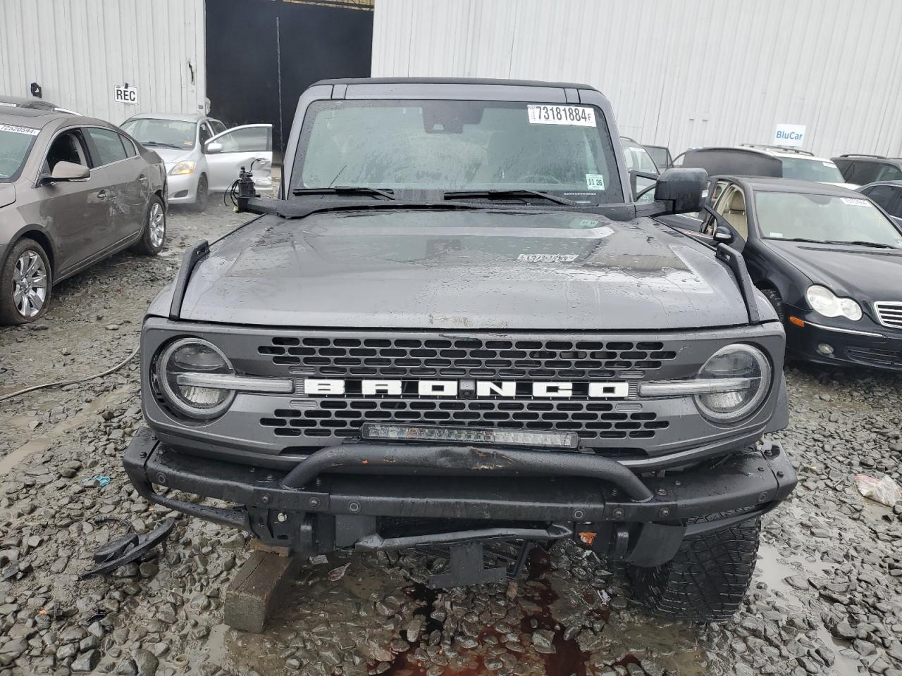 2021 Ford Bronco VIN 1FMEE5DP2MLA90327 Copart auction photo, side damage thumbnail 5