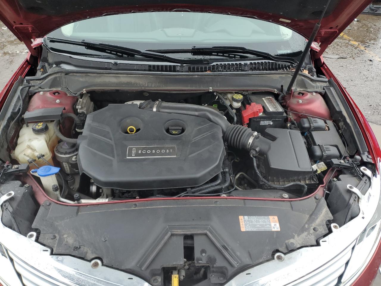 2015 Lincoln MKZ VIN 3LN6L2G98FR600769 Copart auction photo, rear end damage thumbnail 11