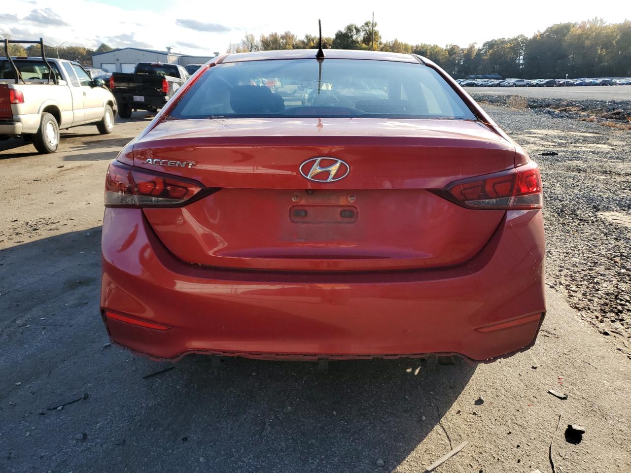 2018 Hyundai Accent VIN 3KPC24A35JE007073 Copart auction photo, front end / side damage thumbnail 6