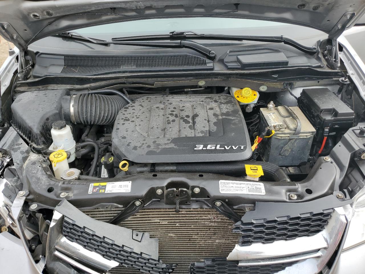 2014 Dodge Caravan VIN 2C4RDGCG7ER405007 Copart auction photo, front end damage thumbnail 12