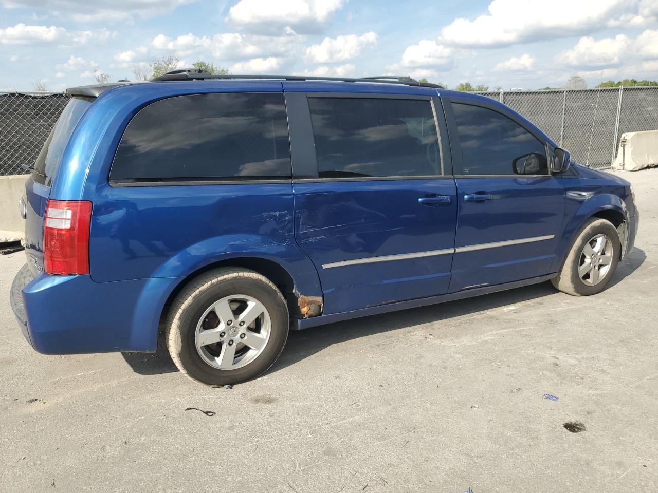 2010 Dodge Caravan VIN 2D4RN5D12AR215687 Copart auction photo, side damage thumbnail 3