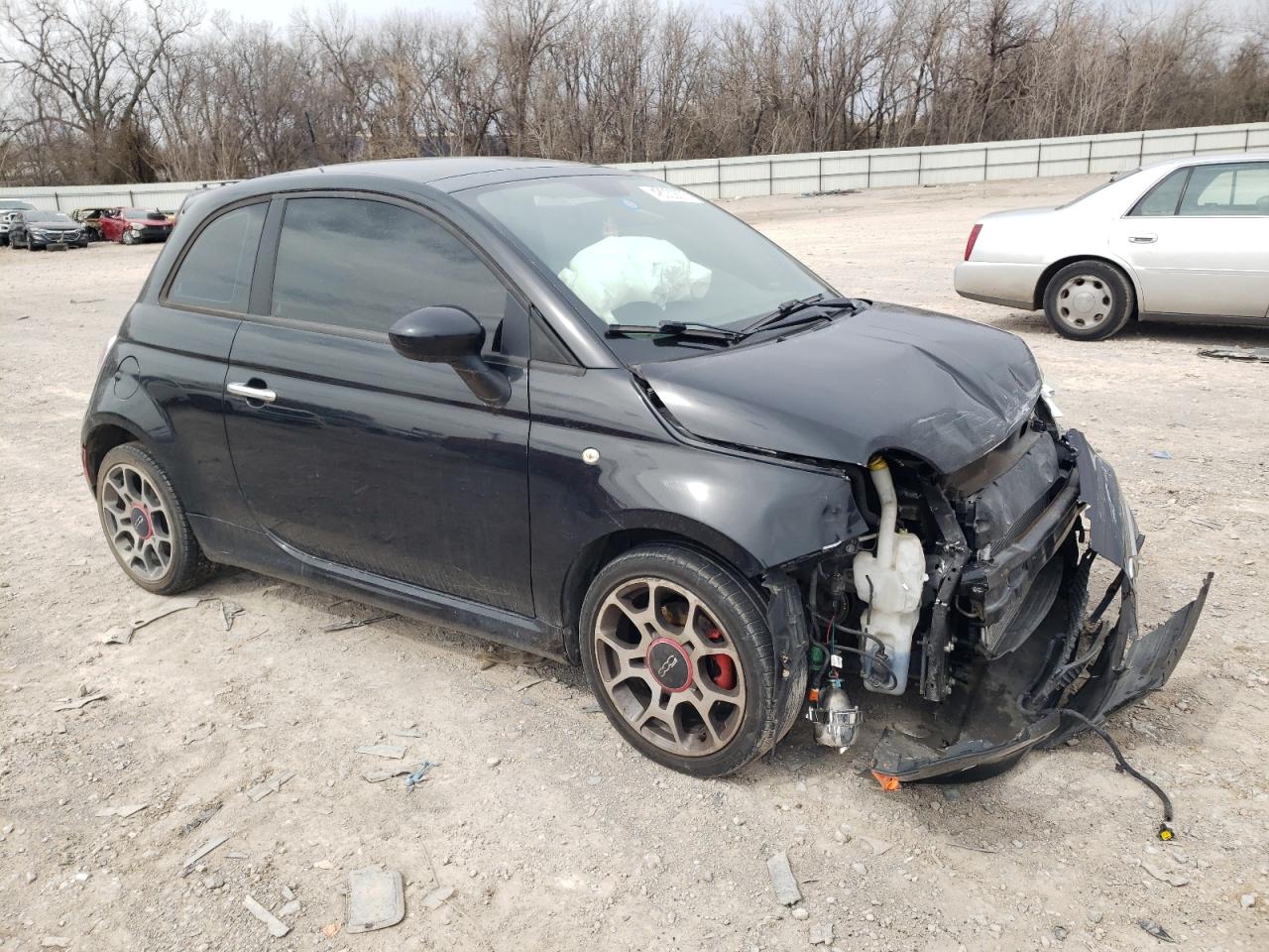 2012 Fiat 500 VIN 3C3CFFBR0CT269797 Copart auction photo, front end / minor dent/scratches damage thumbnail 4