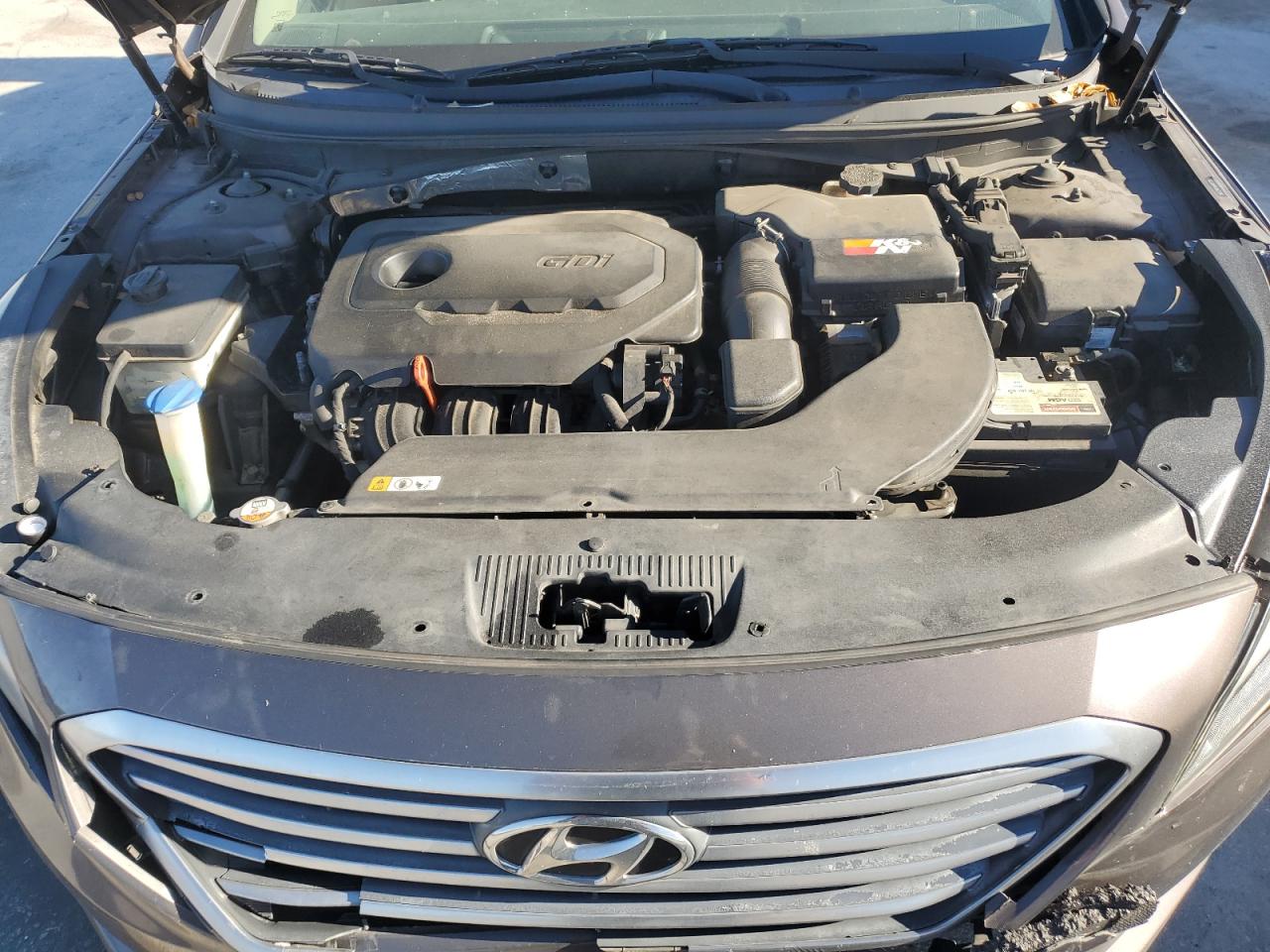 2016 Hyundai Sonata VIN 5NPE24AF5GH407318 Copart auction photo, front end / side damage thumbnail 13