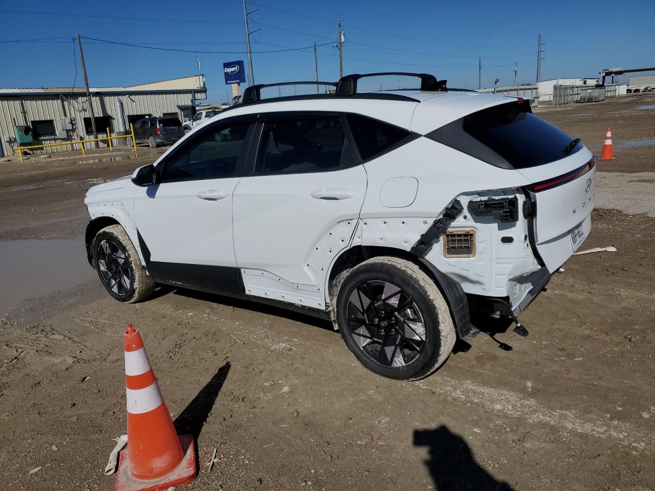 2024 Hyundai Kona VIN KM8HC3AB7RU104935 Copart auction photo, front end / rear end damage thumbnail 2